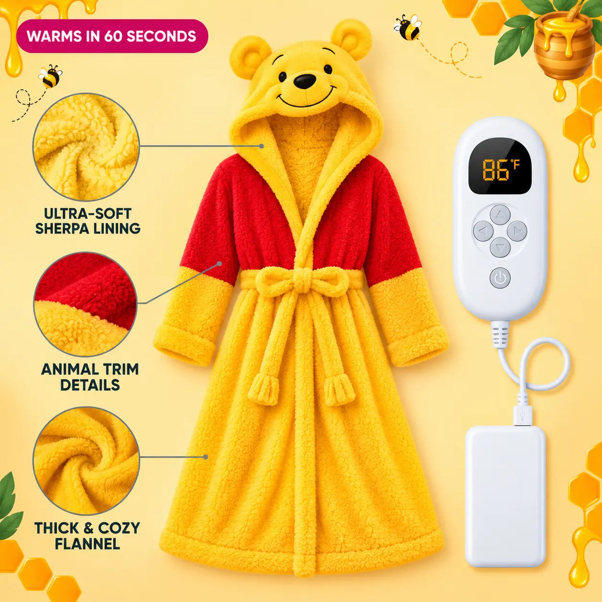 TheCozyCub™ - Heated Blanket Robes